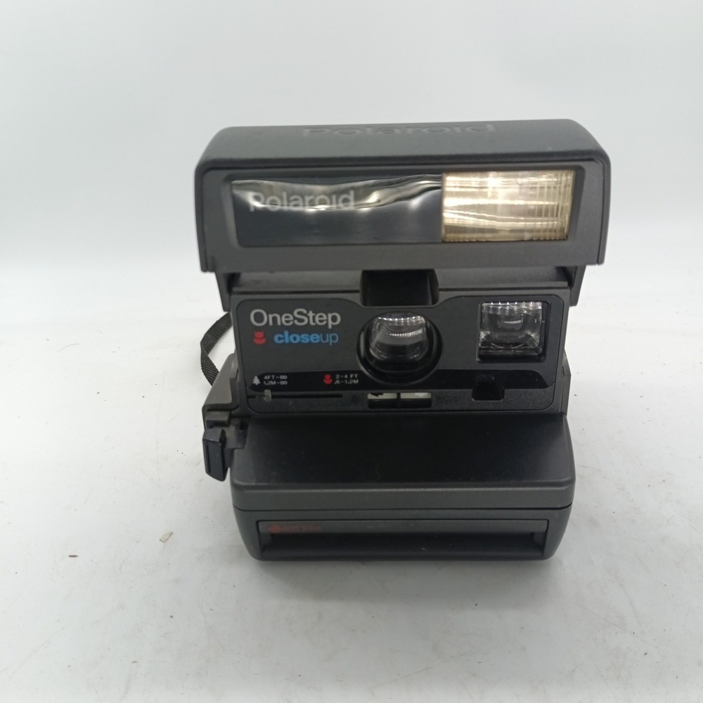 Polaroid OneStep Closeup Instant Film Camera 600 Series Gray Black Vintage a5